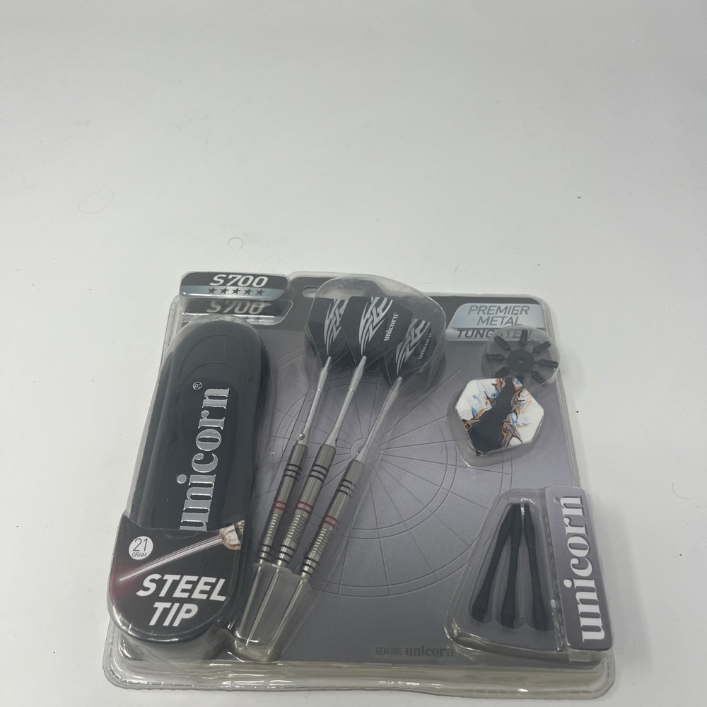 Unicorn S700 Steel Tip Darts Tungsten Barrel Professional 21G 3 Pack NEW